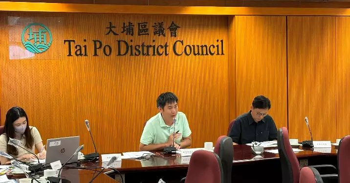 大埔區議員胡綽謙跟進富蝶邨二期配套