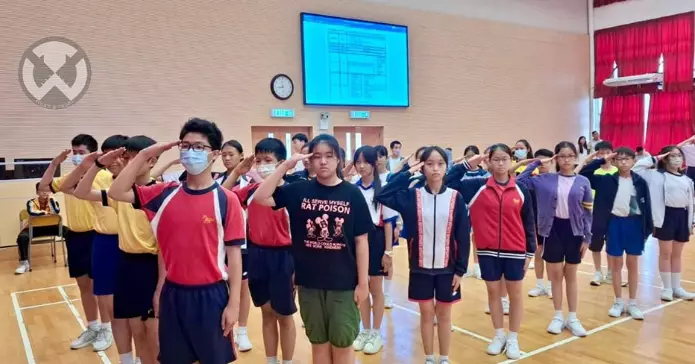 齊步紀律迎新生 • 步操典禮