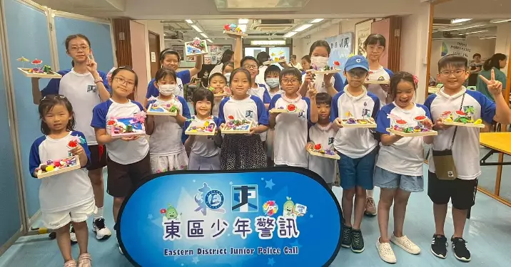 東區少年警訊 提子與你迎夏日 黏土工作