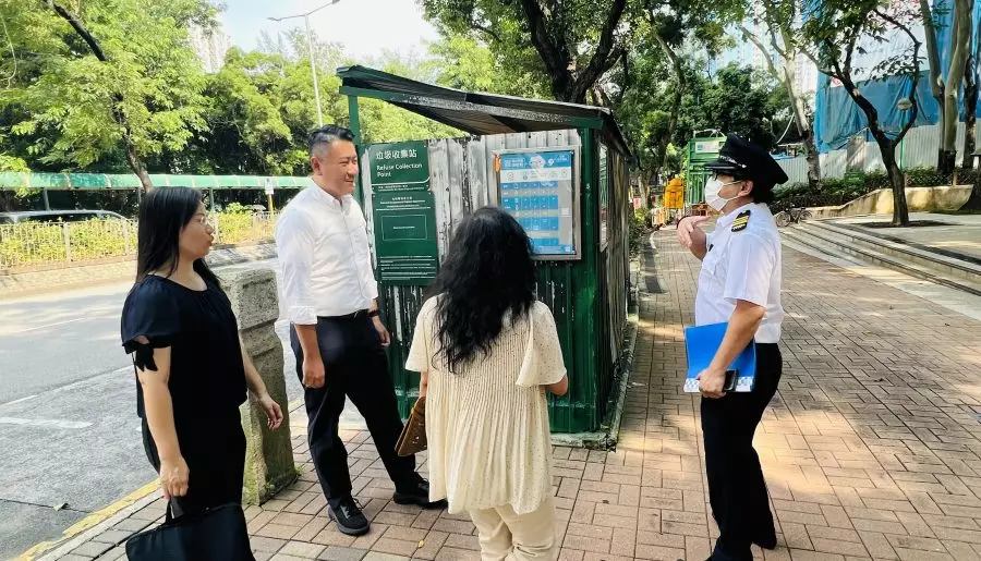 百和路蓬瀛仙館巴士站垃圾站改為密封式