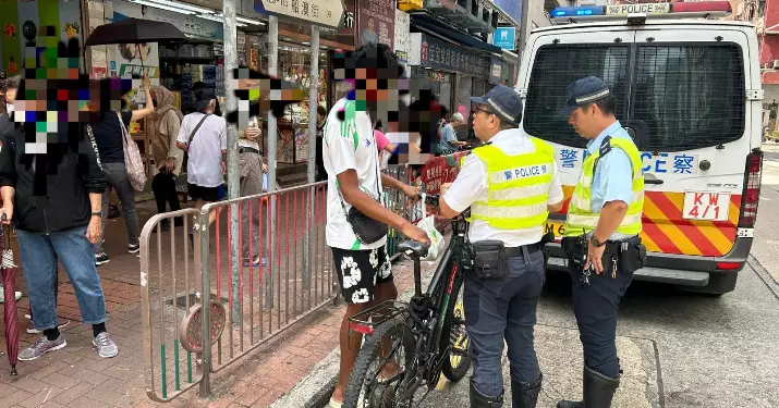 九龍城警區加強單車違例教育