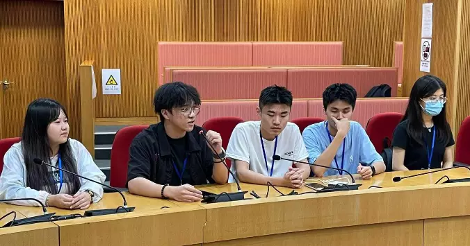 荃灣區議會與廣東同湖北高校港生研學團交流分享
