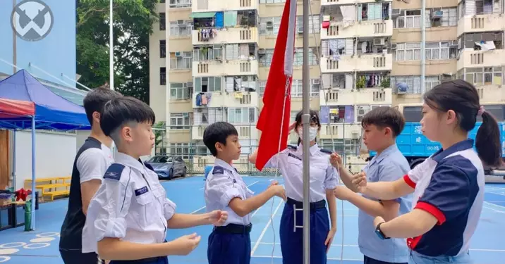 認識國家•中式升旗訓練在校園