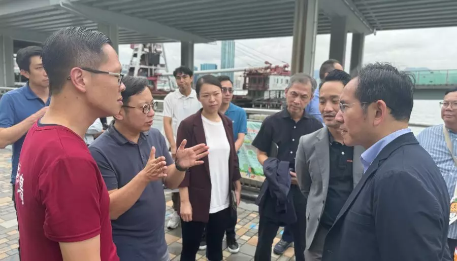 新民黨東區團隊|視察北角海濱長廊及參觀東廊板道社區聯絡中心