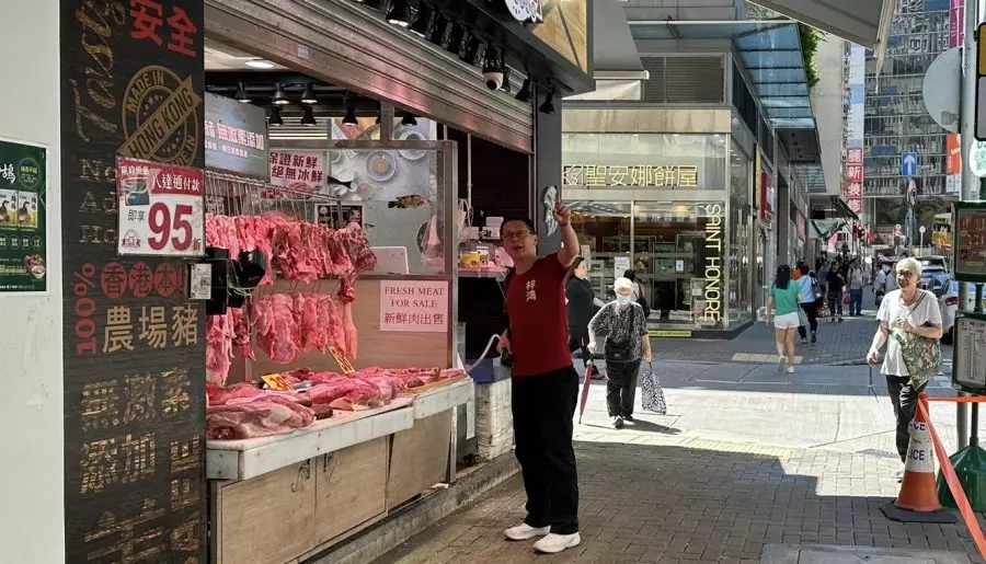 關注西灣河成安街舊式大廈冧石屎