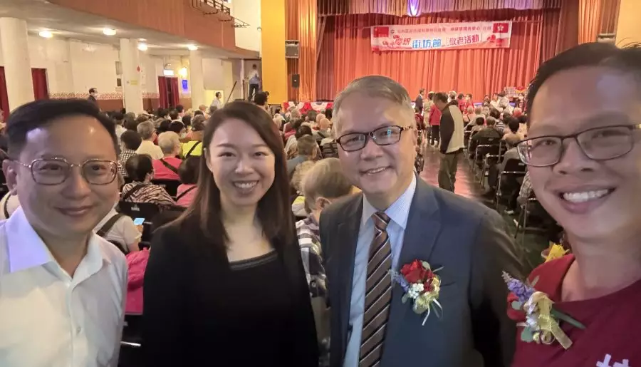 新民黨東區團隊｜參與北角區慶祝街坊捷敬老活動