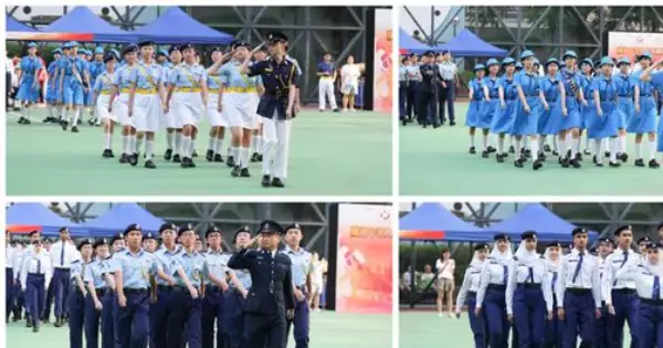 慶祝中華人民共和國成立75周年制服團隊步操匯演暨嘉年華@灣仔