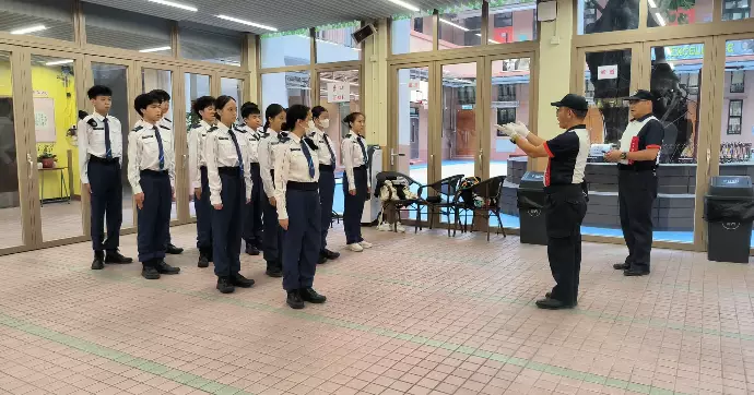 少訊領袖團中式步操訓練 @ 聖公會諸聖中學