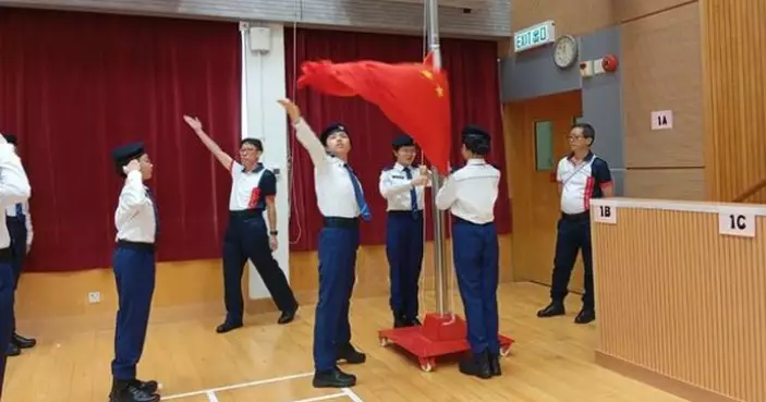 中式步操及升旗訓練@伊利沙伯中學」