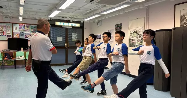 東區少年警訊 中式步操訓練班