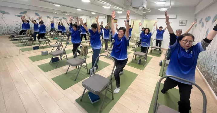 油尖區耆樂警訊瑜伽班