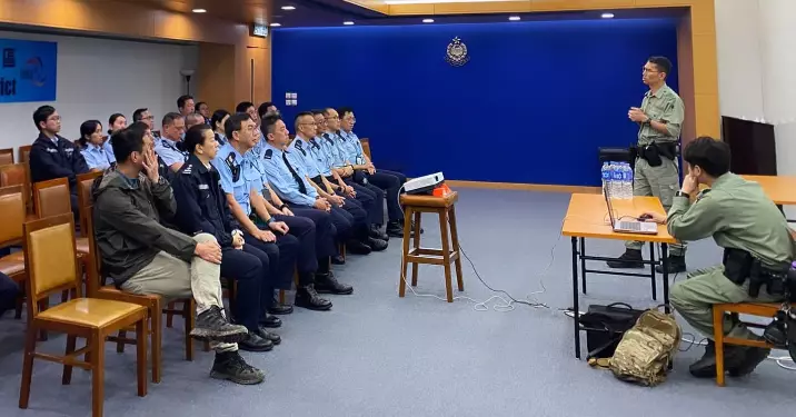 防罪滅罪篇-中區警區輔警繼續進行反爆竊巡邏實習