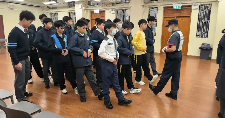 少年警訊領袖團訓練@聖公會諸聖中學