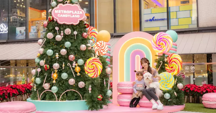 新都會廣場《糖果夢樂園 Winter Candyland》 聖誕加推!Pet Park免費包場體驗 邀毛孩朋友開Party!
