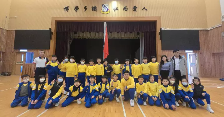 旺角區少年警訊學校支會中式步操及升旗訓練