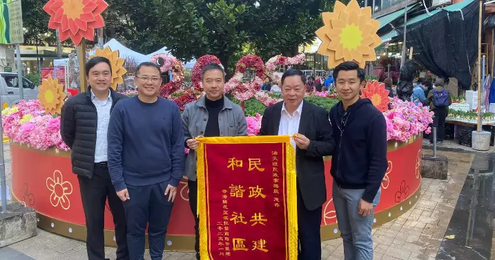 旺角花墟歲晚封路X新年布置