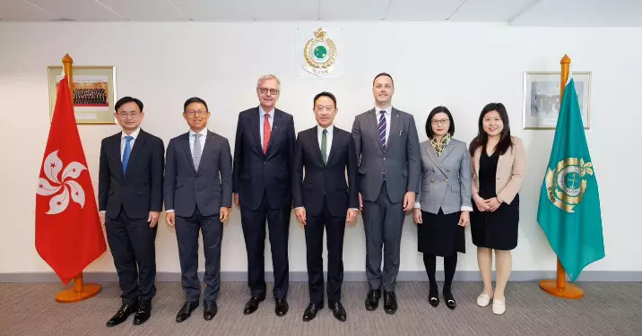 香港海關：新西蘭駐港總領事禮節性拜訪香港海關關長