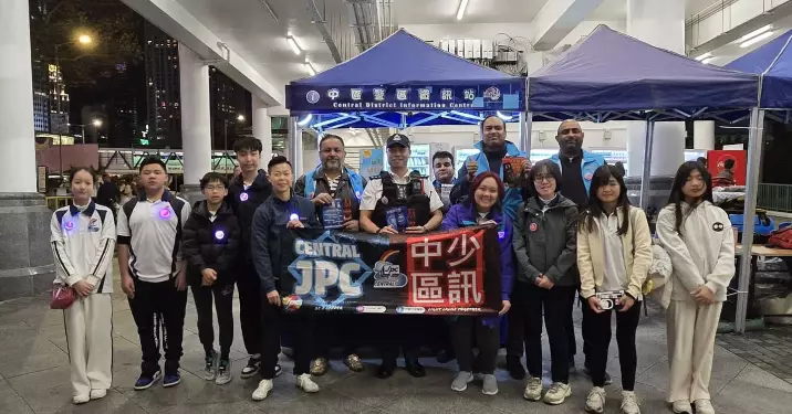 中區警民 新春防騙防罪宣傳
