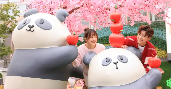情人節必到!新都會廣場X海洋公園大熊貓IP【熊貓「蘋」安慶新年】雙雙對對大熊貓祝願戀愛運Up!