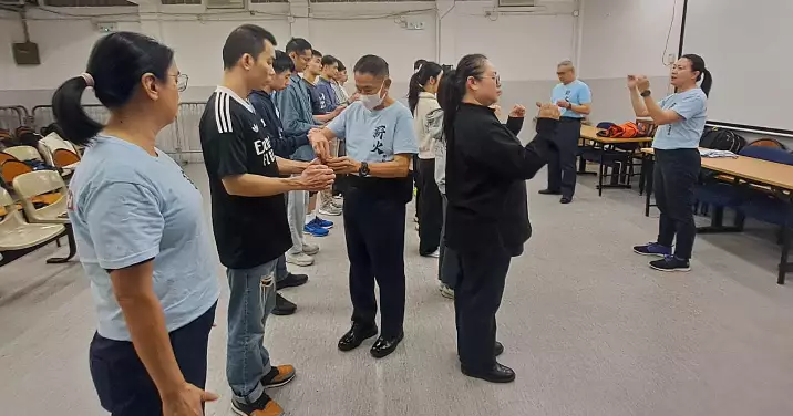 旺角警區「薪火計劃」Project TORCH  中式步操訓練
