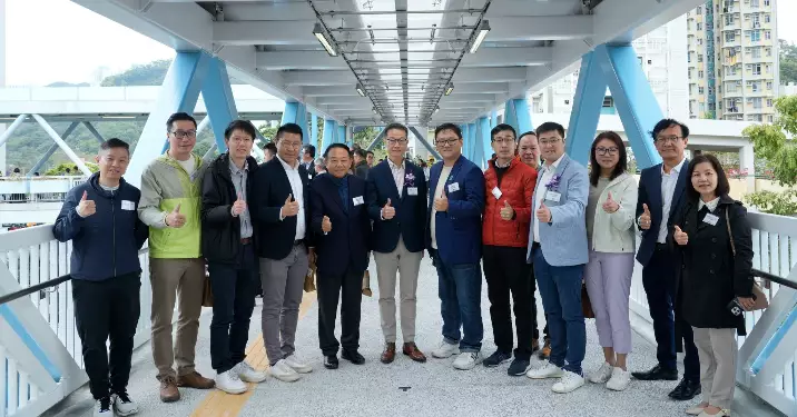 十年努力終見成果：九龍灣站A出口無障礙天橋正式啟用