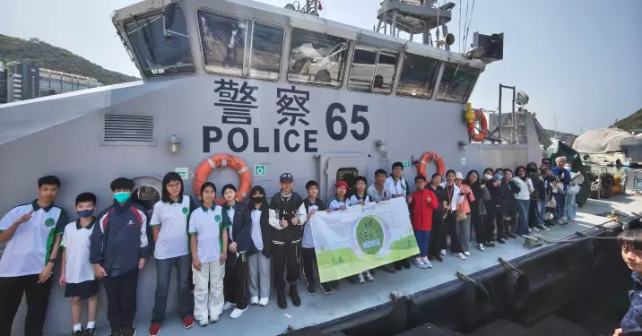 九龍城警區-招籽計劃     第六個小活動-［參觀水警香港仔基地]