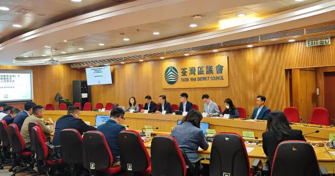 荃灣區議會動向 與物業管理業監管局會面及參觀香港港安醫院