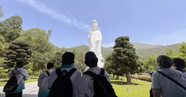 大嶼山區耆樂警訊 慈山寺洗滌心靈之旅