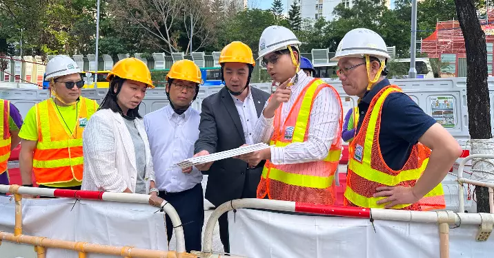 跟進欽洲街深旺道「口字天橋」工程進度 促改善南昌邨出行配套