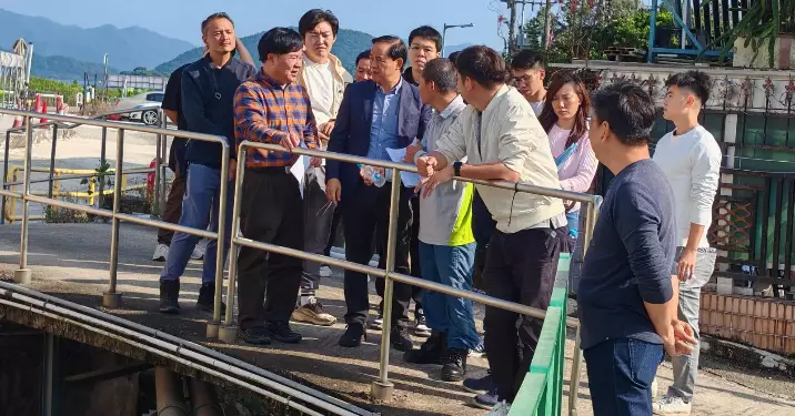跟進䃟頭角河及山寮河河道清理工作 鄉郊水浸黑點防治見成效