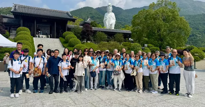 中區少年警訊與耆樂警訊慈山寺佛誕活動　促進長幼共融與文化傳承