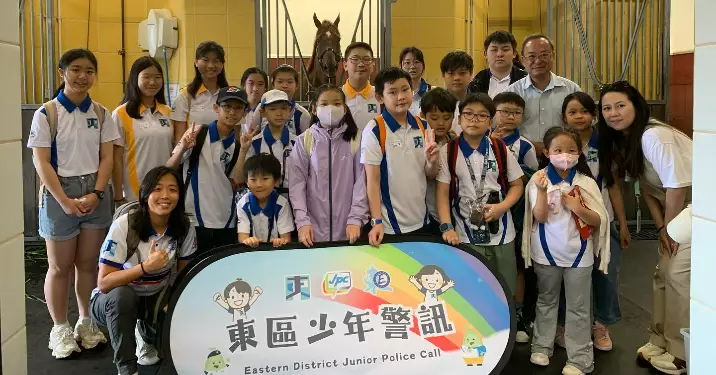 東區少年警訊參觀香港賽馬會馬醫院　深入認識馬匹健康護理