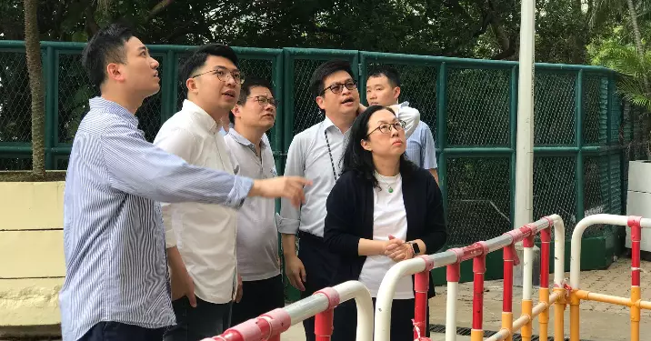 巡視鴨脷洲邨設施及環境衛生 多部門聯手治理野鴿、擴充廚餘回收