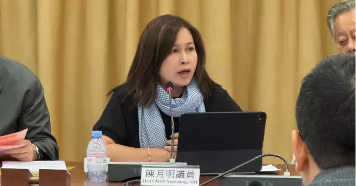 陳月明指太空油吸服者人數北區拿第一 促局方正視情況