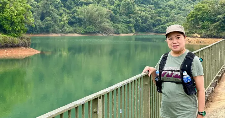 羅淑佩身體力行體驗「發展旅遊熱點工作組」重點項目之一大帽山