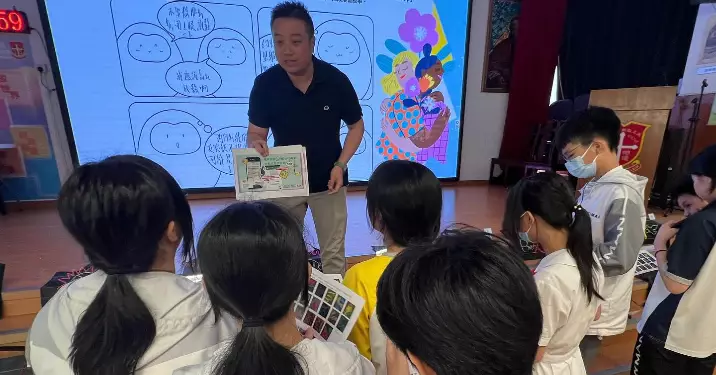 油尖警區 x 新民書院 x 防騙攤位遊戲  提提大家小心WhatsApp帳戶騎劫騙案