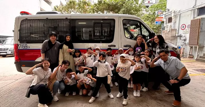 灣仔警區|穆斯林幼稚園師生參觀跑馬地警署
