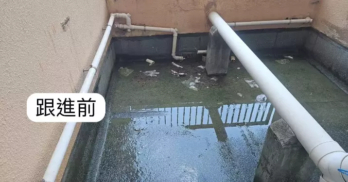 石排灣邨天井淤塞迅速解決 區議員團隊協調房署解環境安全雙患