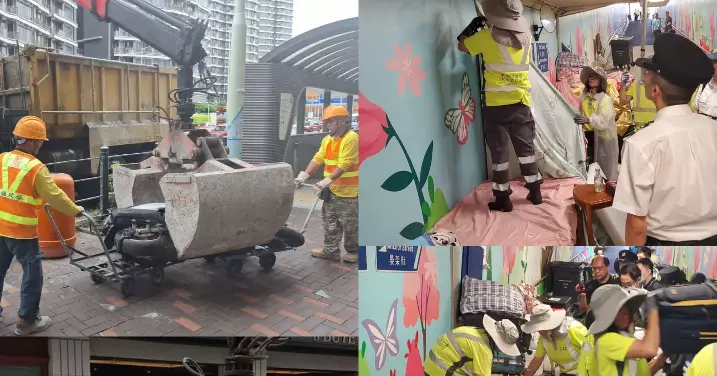 油尖旺第二季清理雜物 跨部門行動成果