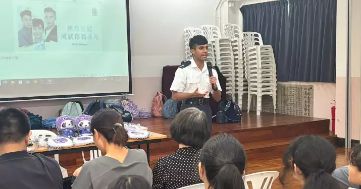 灣仔警區｜校園防毒防罪講座活動