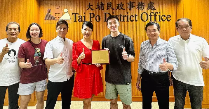 大埔之光!港隊羽毛球代表鄧俊文成為大埔區青年網絡青年大使