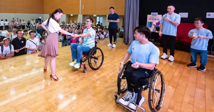 慶回歸迎全運 運動傷聚九龍城體驗日