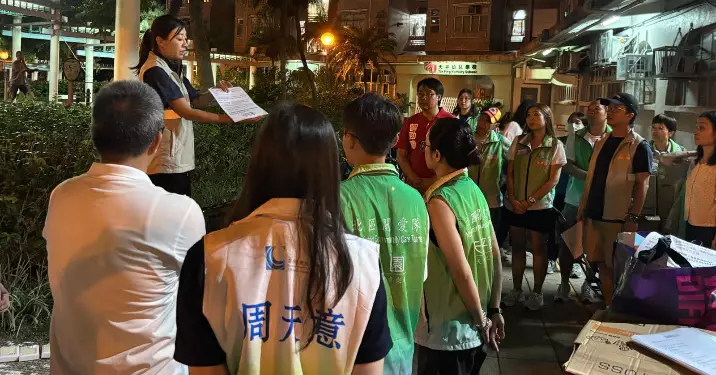 上水天平邨天明樓停電 北區民政處、區議員、關愛隊及政府部門全力支援居民