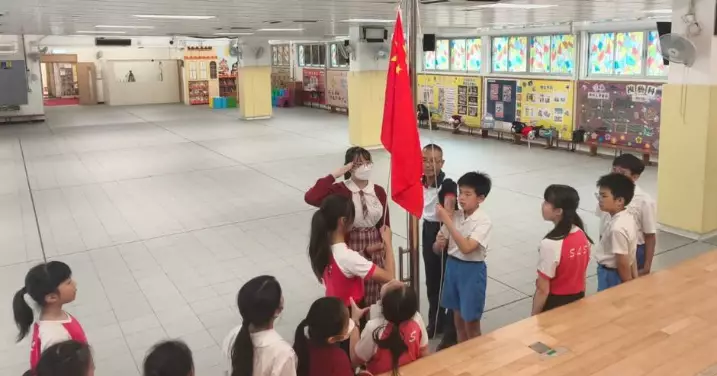 少年警訊升旗及中式步操訓練班@路德會沙崙學校