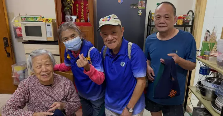 油尖區耆樂警訊「傳愛心探訪活動」