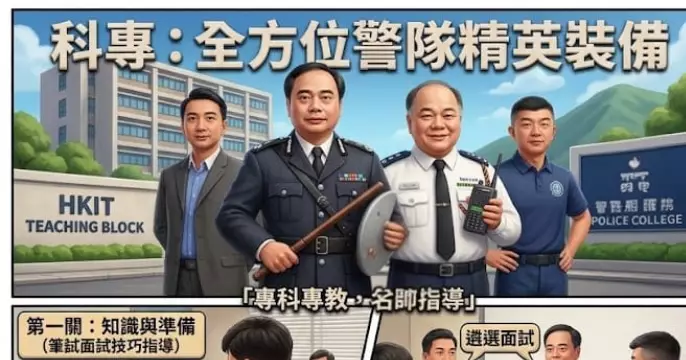#全港只有科專 | #全港唯有科專擁有 #専科專教 | #投考警隊盡展潛能