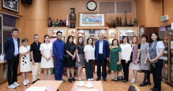香港海南商會迎香港瓊海同鄉會到訪 兩會共敘鄉情商合作發展