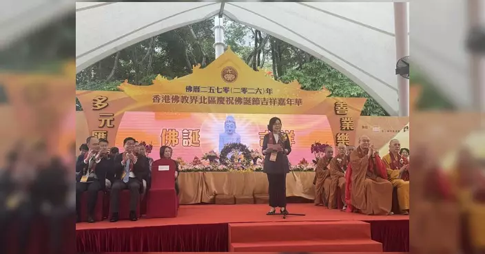 曾興隆出席北區佛誕嘉年華 與街坊共慶感受祥和氣氛
