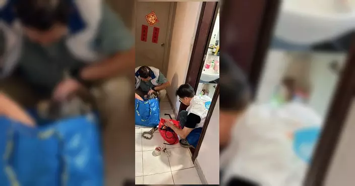 龍門關愛隊助雙老維修家居 消除安全隱患