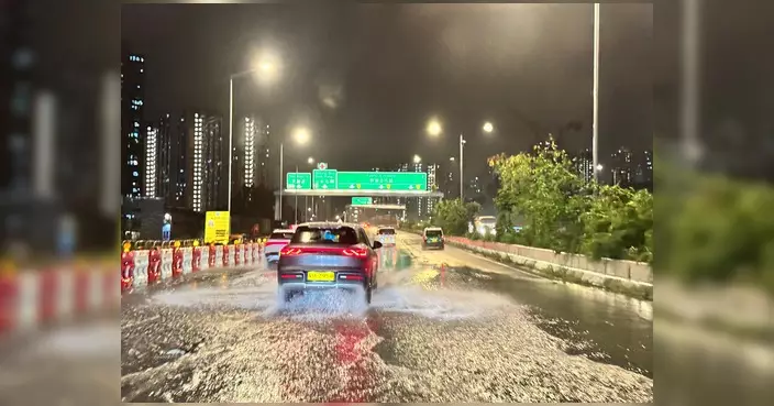天文台今早改發黃色暴雨警告 新界北多處現水浸及山泥傾瀉風險